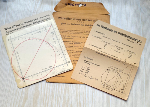 Winkelfunktionsmesser g m - winkelfunktionsmesser, d.r.g.m
