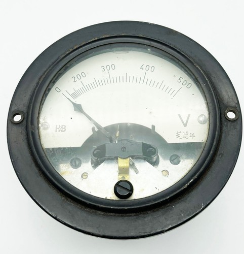 Voltmeter antik - h&b,